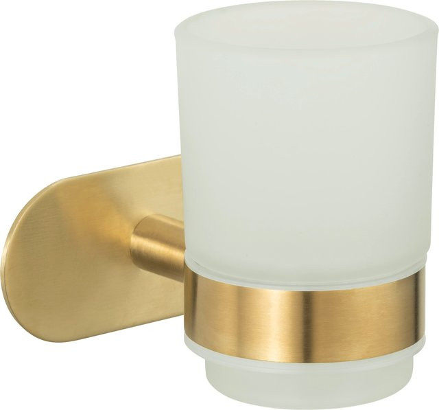 WENKO Turbo-Loc Zahnputzbecher in Gold - Bild 1