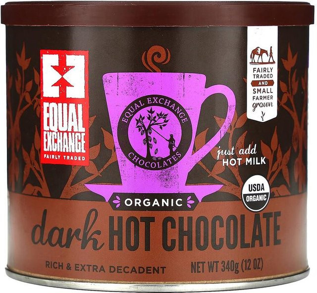 Equal Exchange Bio Dunkle Heiße Schokolade 340 g - Bild 1