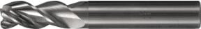 PFERD VHM-Fräser Ø10mm mit 3 Schneiden, 2xDC, Radius 1mm, unbeschichtet, Schaft HA, Performance Aluminium, Farbe: Silber - Bild 1