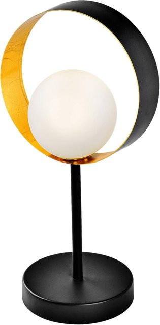 LEDVANCE Tischleuchte Memphis in Schwarz-Gold aus Metall und Glas, B/H/T: 13 x 36,5 x 18 cm, G9 Fassung - Bild 1