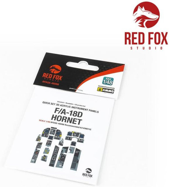 Red Fox Studio F/A-18D Hornet, Fahrzeug, 1:48 - Bild 1