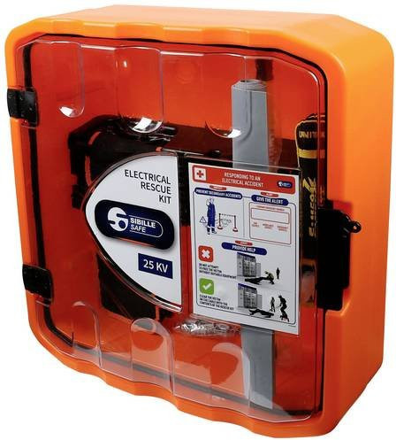 KS Tools Rettungsset für Niederspannung, 8-teilig, orange und transparent - Bild 1