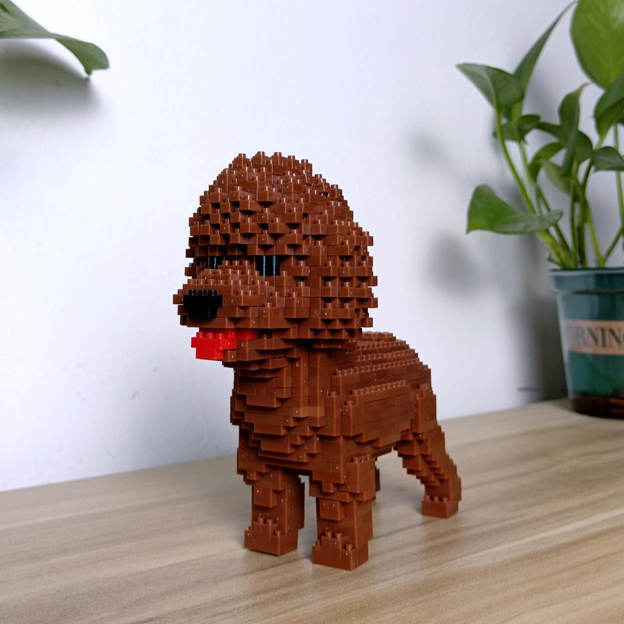 Linyi toy Konstruktionsspielzeug Hund Teddy ab 14 Jahren - Bild 1