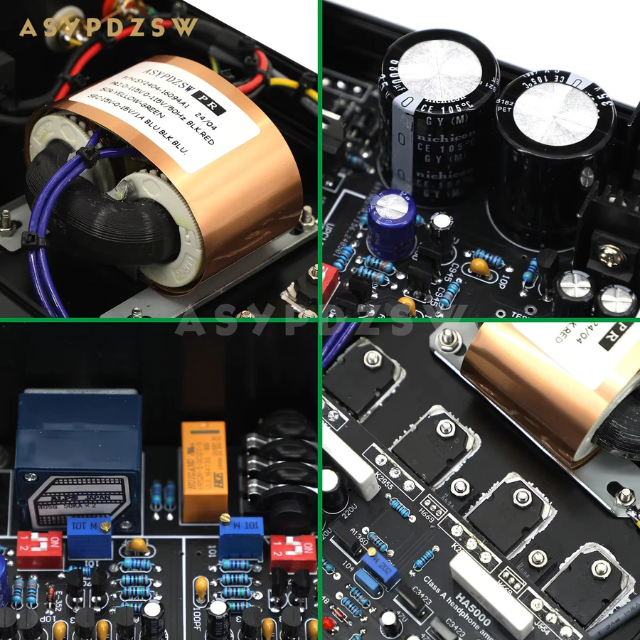 HA5K FET Pure Class A Kopfhörerverstärker von Audio-Technica in Silber auf Basis der HA5000 Amp-Schaltung - Bild 4