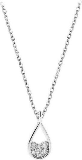 Halskette 925 Sterling Silber, Zirkonia, Damen - Bild 1