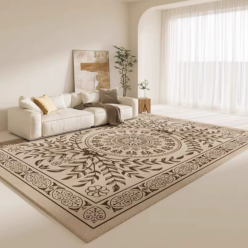VIKAMA Flanell-Teppich im französischen Antik-Stil für Wohnzimmer, Schlafzimmer und Büro - Bild 1