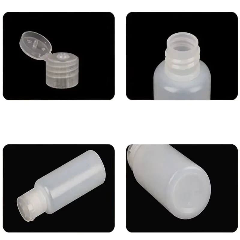 5 Stück Mini-Quetschflaschen aus Kunststoff, 10 ml-50 ml, nachfüllbar - Bild 2