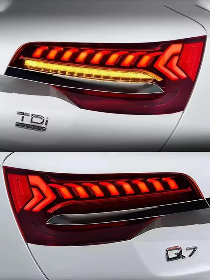 LED Rücklicht für Audi Q7 2006-2015 mit Blinker, Bremslicht und Tagfahrlicht von bosclear - Bild 4