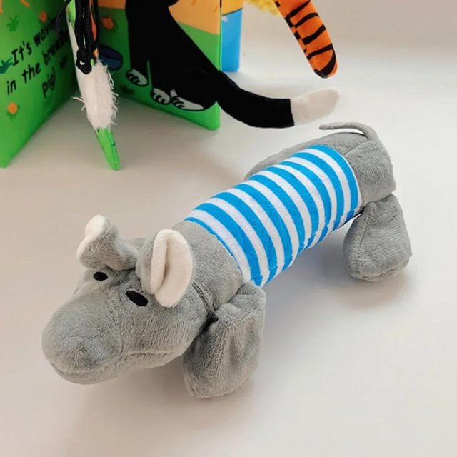 Yiran Furniture Quietschende Haustierspielzeuge, Plüsch, Tierform - Bild 1