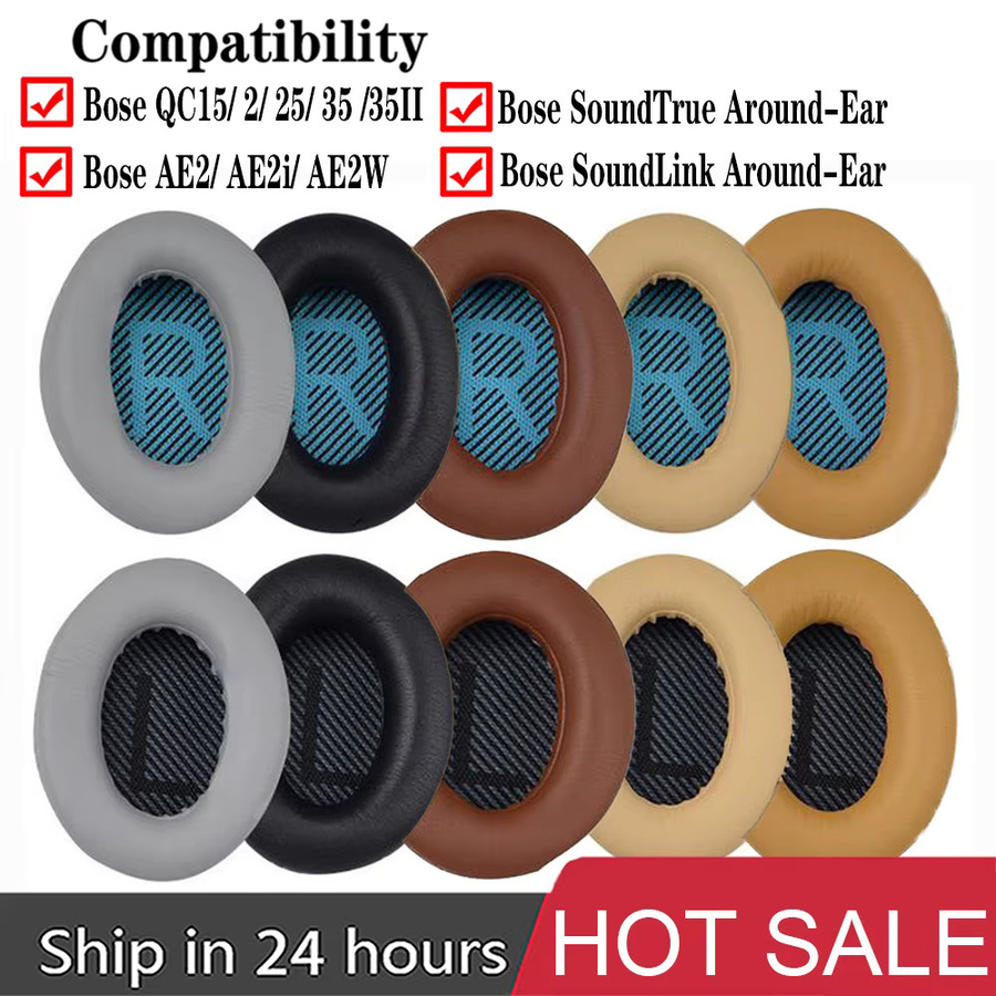 Ersatz-Ohrpolster für Bose QuietComfort QC2, QC15, QC25, QC35 AE2, 2W, 2i Kopfhörer Zubehör zur Reparatur - Bild 2