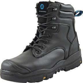 Bata Helix Longreach Black Boa Knöchelstiefel S3 aus Leder in Schwarz, Größe 43 - Bild 1