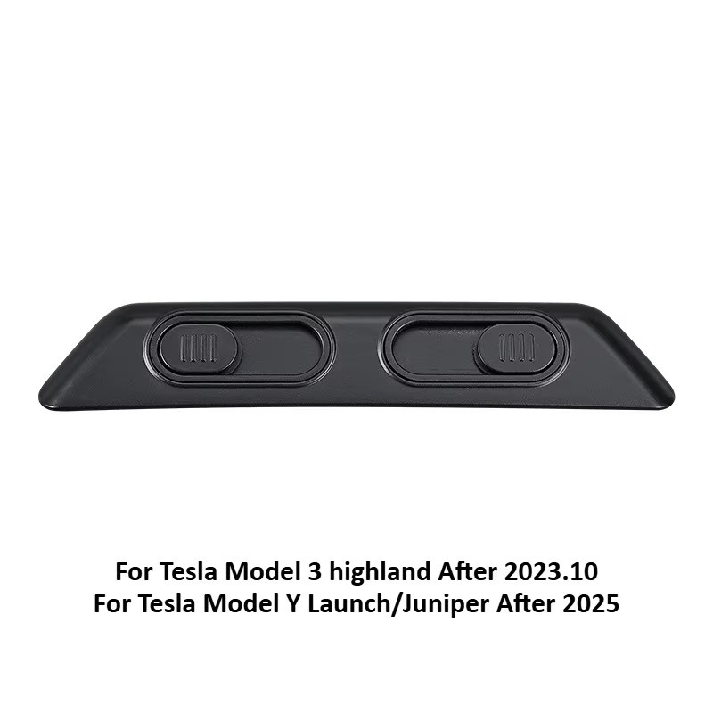 YouGallop Staubschutz für Tesla Model 3 Highland und Model Y Juniper USB-C Ladeanschluss am hinteren Luftauslass in Schwarz oder Beige - Bild 5
