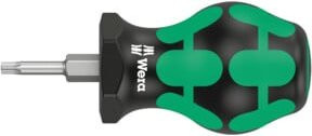 Wera 367 TX Stubby Schraubendreher TX 10 in Grün - Bild 1