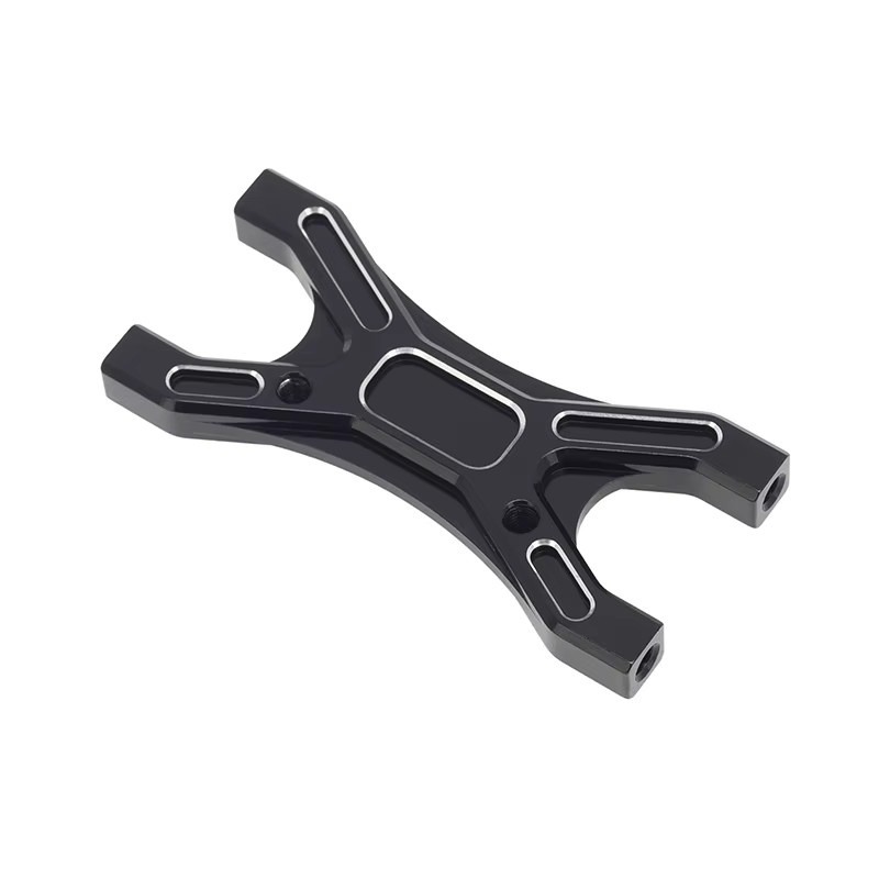 ARRMA RC Auto Flügel Halterung Kreuz Klammer, Aluminium, Metall, Schwarz - Bild 2