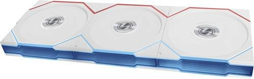 Lian Li UNI FAN TL Wireless ARGB PWM Gehäuse-Lüfter 3er-Pack, Weiß, B/H/T: 120 x 28 x 124 mm - Bild 1