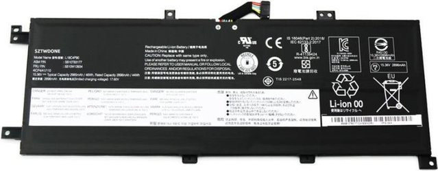 Lenovo Interner Li-Ion Akku 4-Zellen 45Wh Schwarz (02DL030) - Bild 1