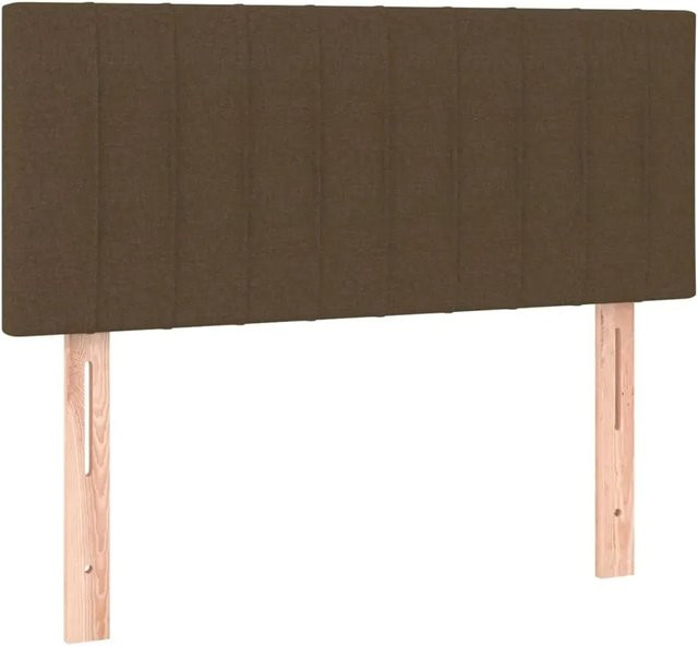 vidaXL LED Kopfteil Dunkelbraun mit USB-Ladeanschluss und integrierter Beleuchtung, B/T/H: 80 x 5 x 78-88 cm - Bild 1