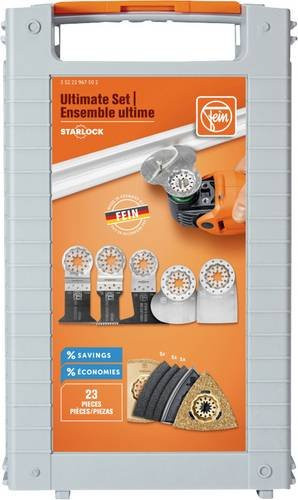 Fein Starlock PLUS Ultimate Set 23-teiliges Profi-Zubehörset mit Sägeblättern und Schleifmitteln - Bild 1