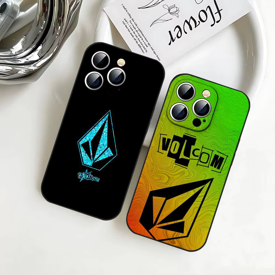 Volcom V-Logo Handyhülle in Schwarz für iPhone 11 bis iPhone 17 Modelle - Bild 2