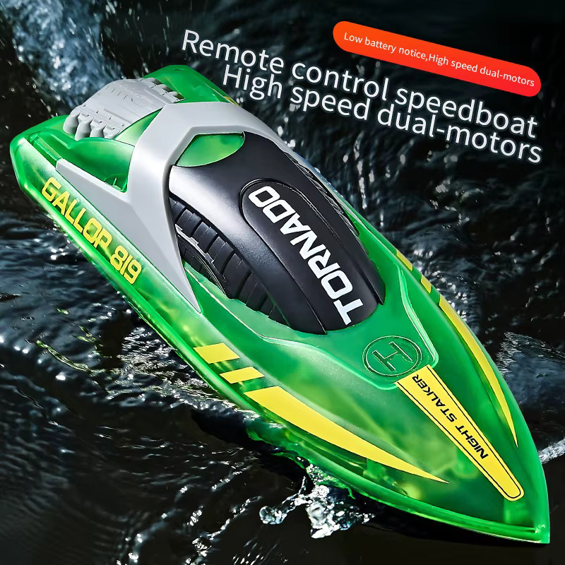 Kmoist Ferngesteuertes Boot, Tauchfähiges Hochgeschwindigkeits-Schnellboot, orange - Bild 2