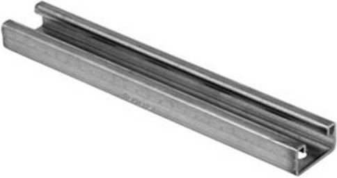 Fischer Montageschiene perforiert silber 2000 mm - Bild 1