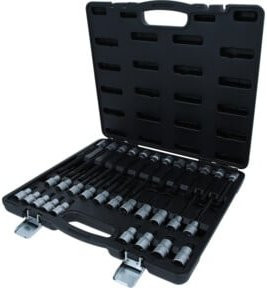 KS Tools 1/2" RIBE Bit-Stecknuss-Satz, 32-teilig, schwarz - Bild 1
