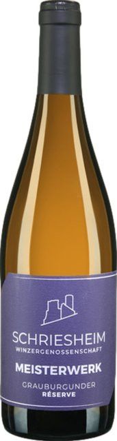 Winzergenossenschaft Schriesheim Schriesheimer Meisterwerk Grauburgunder, Weißwein, Baden, trocken, 2023, 0,75 l - Bild 1