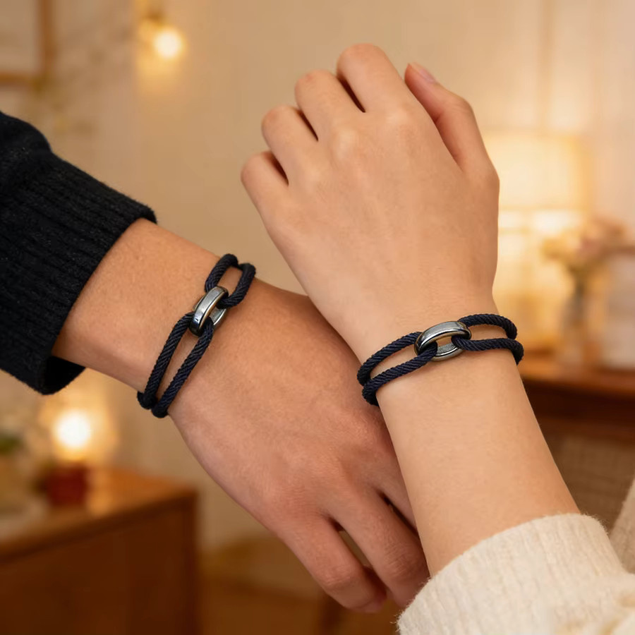 Noter Armband, gewebt, 3 mm Schnur, verstellbar, Unisex - Bild 2