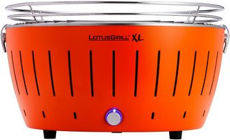 LotusGrill Grill XL in Mandarinenorange mit Edelstahl-Komponenten, B/H/T: 43,5 x 45,0 x 26,0 cm - Bild 1