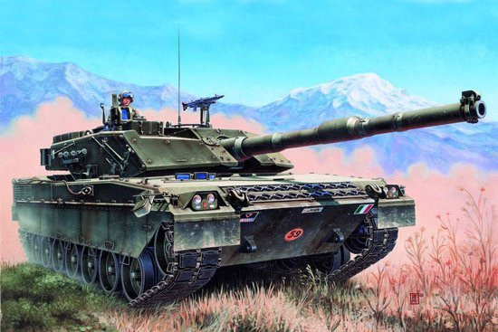 Trumpeter Italienischer Panzer C-1 Ariete, Fahrzeug, Grün - Bild 1