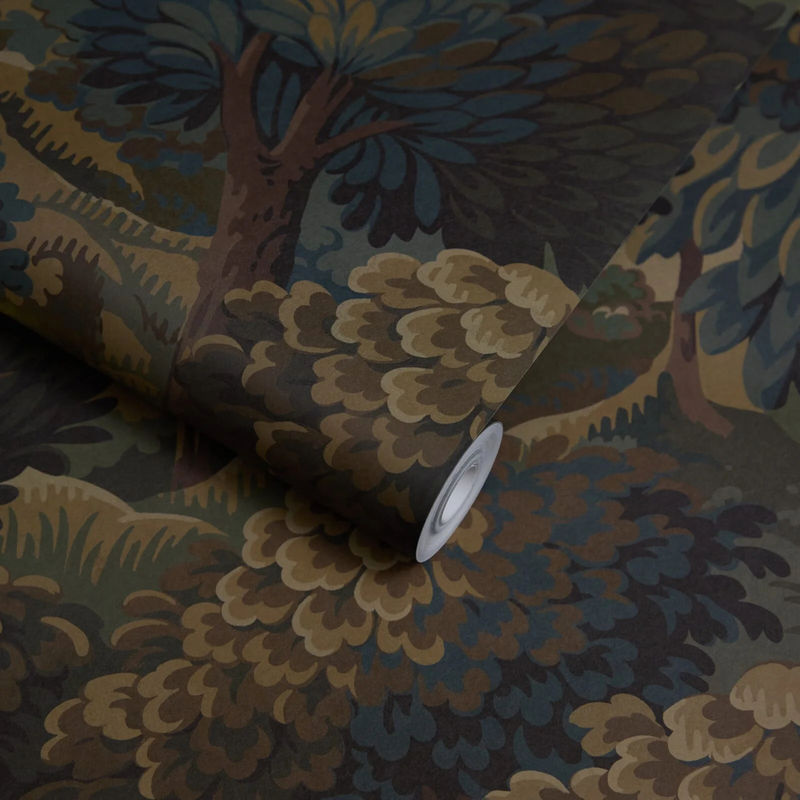 House of Hackney Tapete Nemor Floral in Bronze und Multicolour, Vlies-Tapete mit Naturmotiv - Bild 2