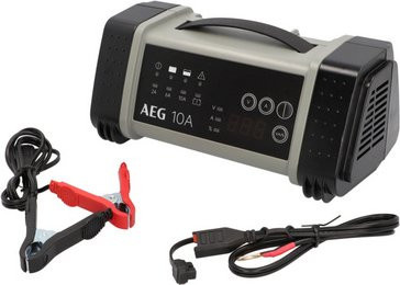 AEG Mikroprozessor-Ladegerät LT 10 für 12 V und 24 V Autobatterien, Schwarz - Bild 6