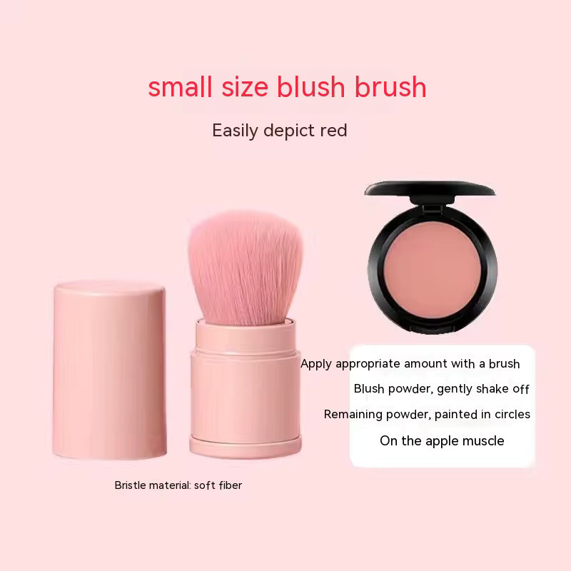 Multifunktionaler Make-up Pinsel, Mini, Einziehbar, Weiche Borsten - Bild 5