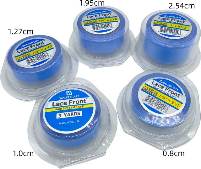 3 yards Ultra halten double side band für Haar Erweiterung, Blau - Bild 1