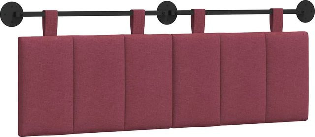 vidaXL Wandmontierte Hängevorderseite in Weinrot mit Stoffbezug, B/H/T: 150 x 55 x 5 cm - Bild 1