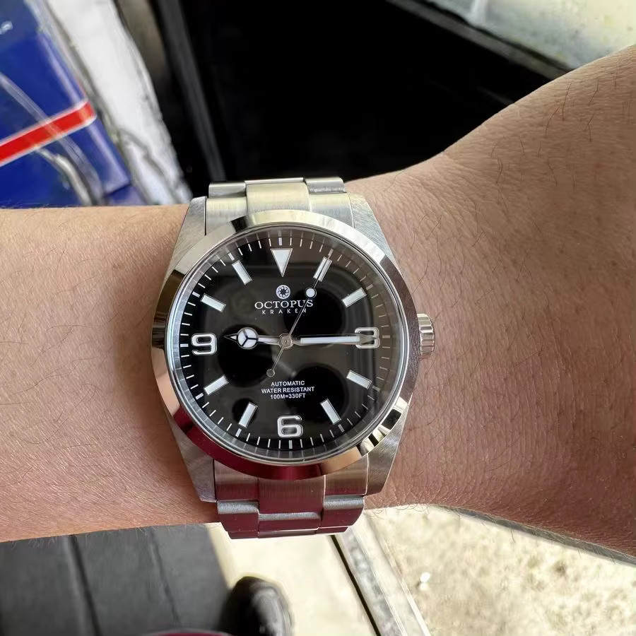 Octopus Armbanduhr Automatik, Edelstahl, 36 mm, Herren - Bild 6