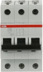 ABB S203-C10 Leitungsschutzschalter 3-polig 10A - Bild 2
