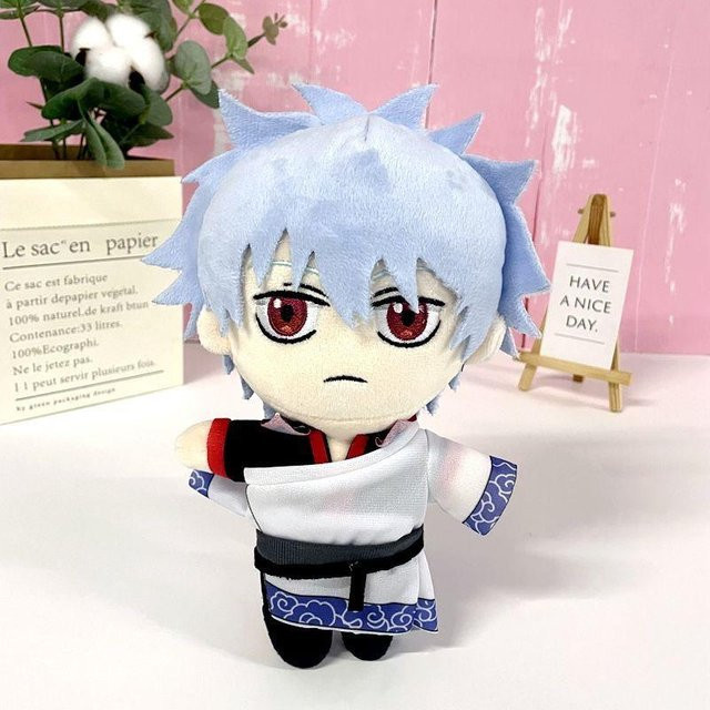 Yiran Health & Beauty Gintama Sakata Gintoki Plüschtier, ab 6 Jahren - Bild 1