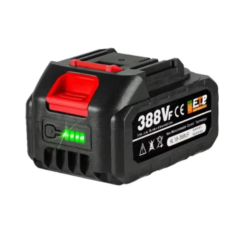 GJUELIRRA Lithium-Ionen-Akku 21V 388VF 15000mAh mit Batterieanzeige in Schwarz für Makita BL1830 BL1840 BL1850 Elektrowerkzeuge - Bild 5