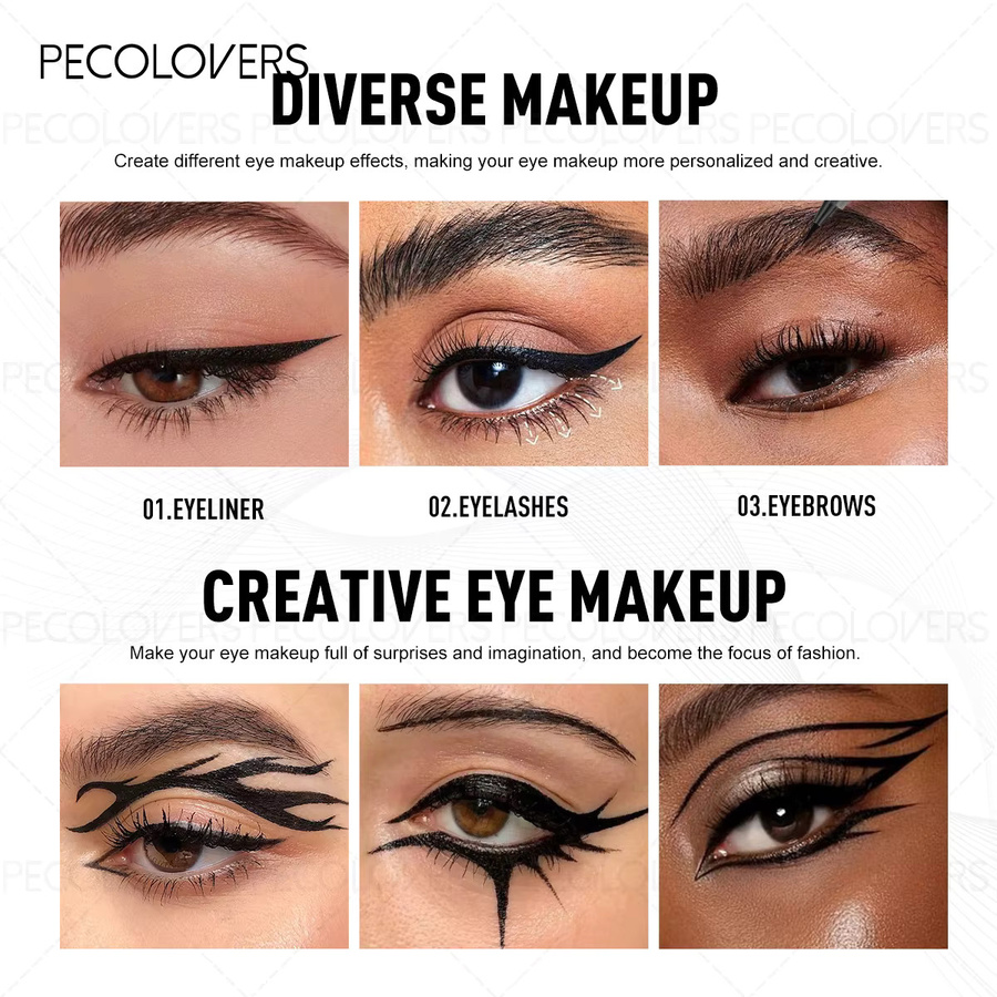 Eyeliner Set, 3 Stück, Black, Glänzend - Bild 4
