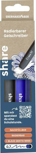 Share Gelschreiber Erase it! radierbar, 2er Set, Blau und Schwarz - Bild 1