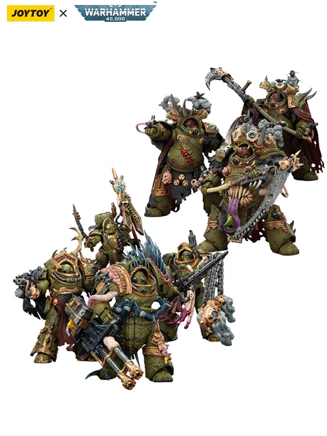 JOYTOY Warhammer 40K Death Guard Deathshroud Terminator, Actionfigur - Bild 4