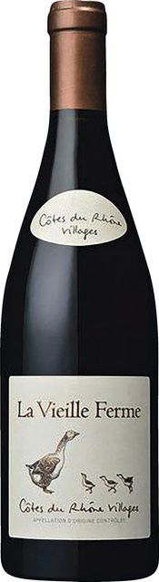 La Vieille Ferme Rotwein Côtes du Rhône Villages, Grenache Syrah Mourvedre, 2023, trocken, 0,75 l - Bild 1