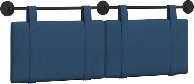 vidaXL Wandmontiertes Polsterpaneel in Blau, B/H/T: 130 x 55 x 5 cm - Bild 1