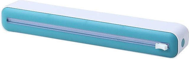 Houspace 2 in 1 Frischhaltefolien-Spender mit integriertem Cutter und Saugnapf in Grün/Türkis - Bild 1