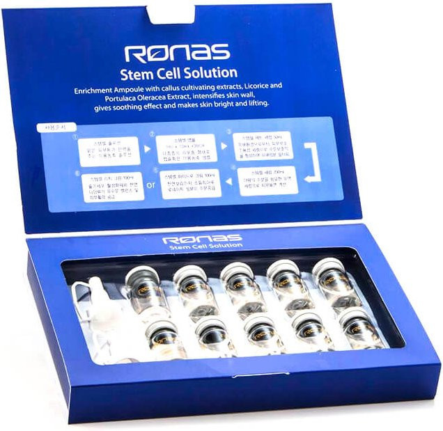 Kbeautybloom Ronas Stammzellenlösung Serum, 5 ml, Hyaluronsäure, Trockene Haut - Bild 1