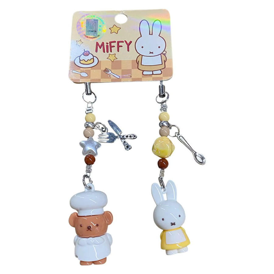 Miffy Rabbit Schlüsselanhänger, Puppe, Bunt / Mehrfarbig - Bild 5