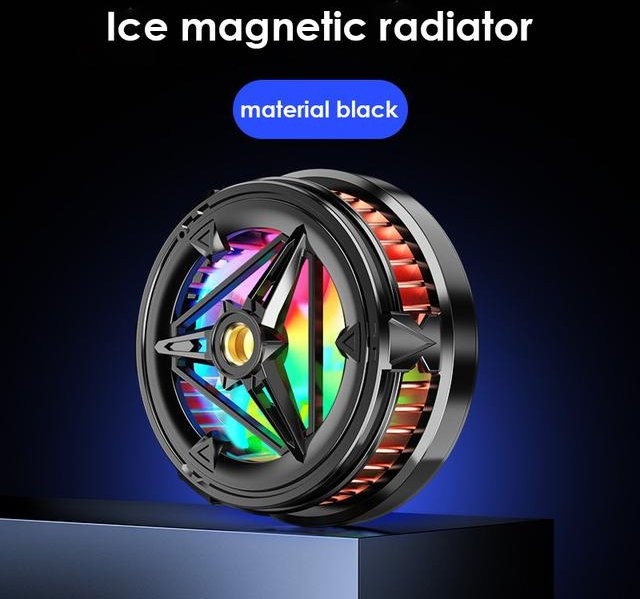 Magnetischer Handy-Kühler für Gaming mit leisem Lüfter für OnePlus und OPPO, Farbe: Grau - Bild 1