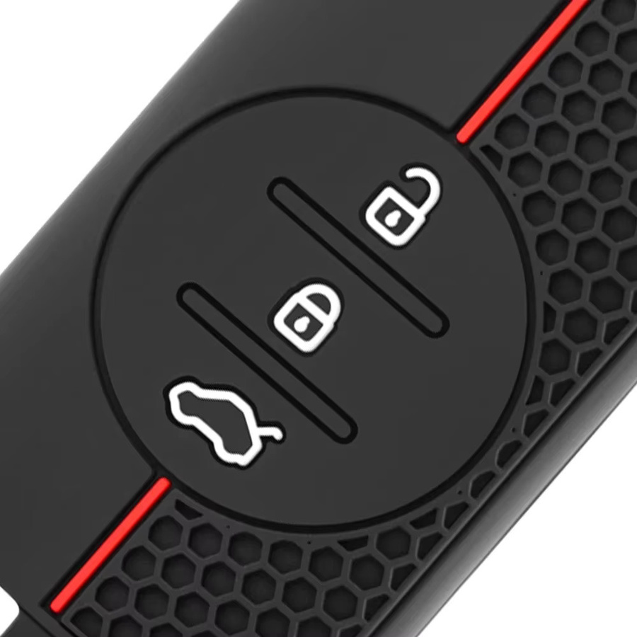 Silikon Schlüsselhülle für Chery Tiggo 7 Pro, 8 Pro, Exeed Tiggo 2, 3x, Arrizo 5 Pro, GX 5X, EQ7 in Schwarz - Bild 4