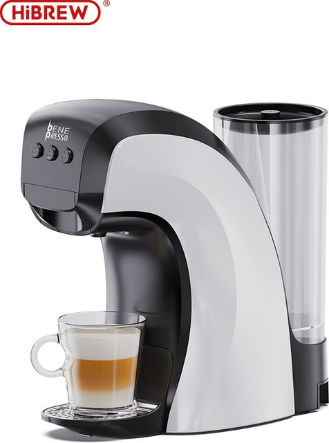 HiBREW 3-in-1 Kapselkaffeemaschine H3B mit Heiß- und Kaltmodus, 20 Bar, kompatibel mit Nespresso und Dolce Gusto, für Kapseln und gemahlenen Kaffee - Bild 1